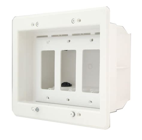 recessed electrical outlet mounting box